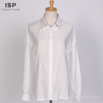 高质量的机织疼痛染色的tencel尼龙面料衬衫